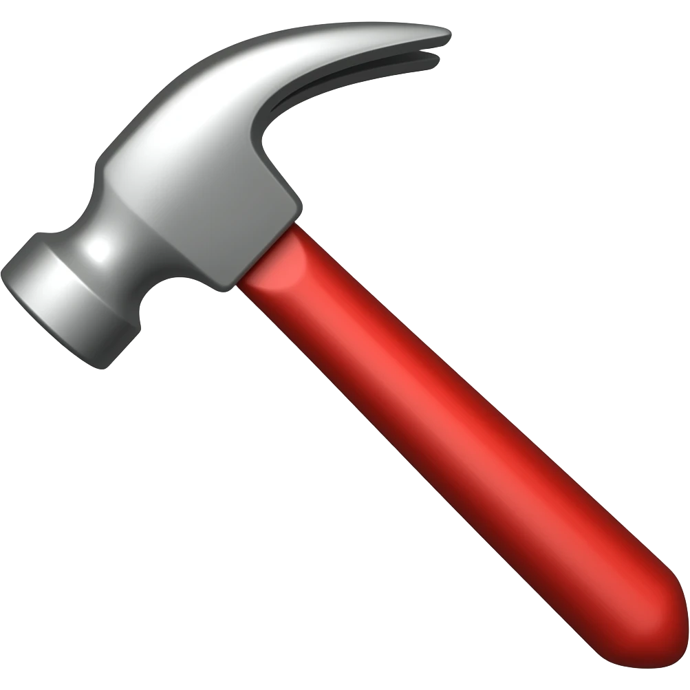 hammer red emoji