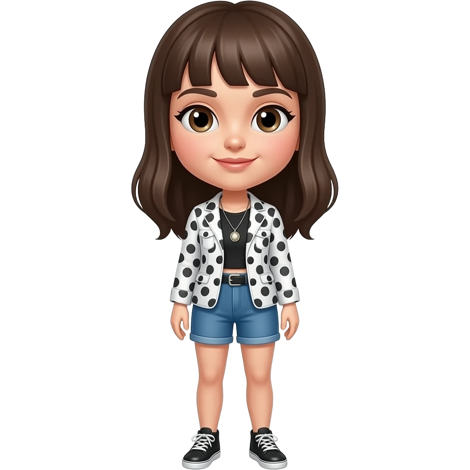 fashion bimbo from head to toe - cinematic realistic emoji