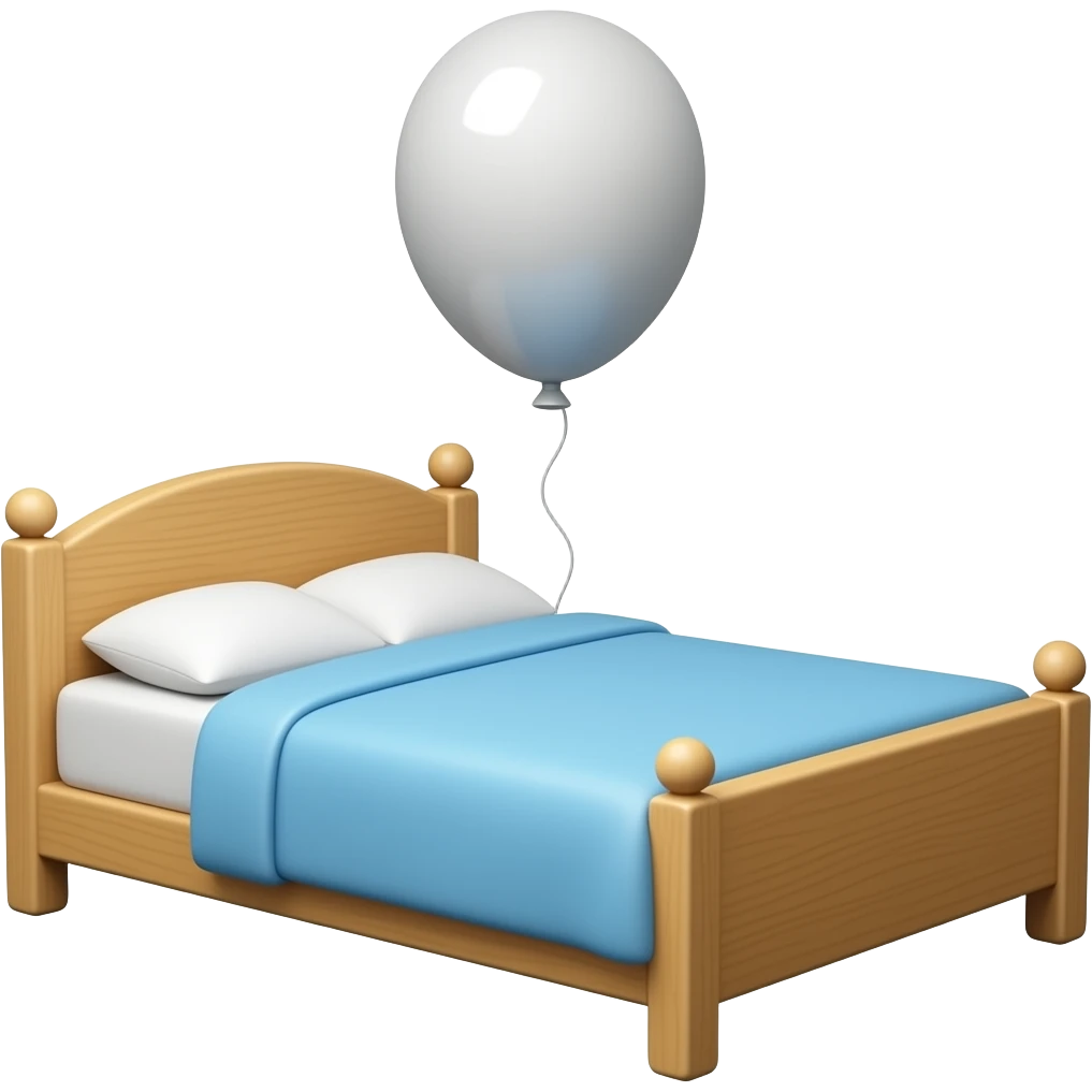 BED BALLOON emoji