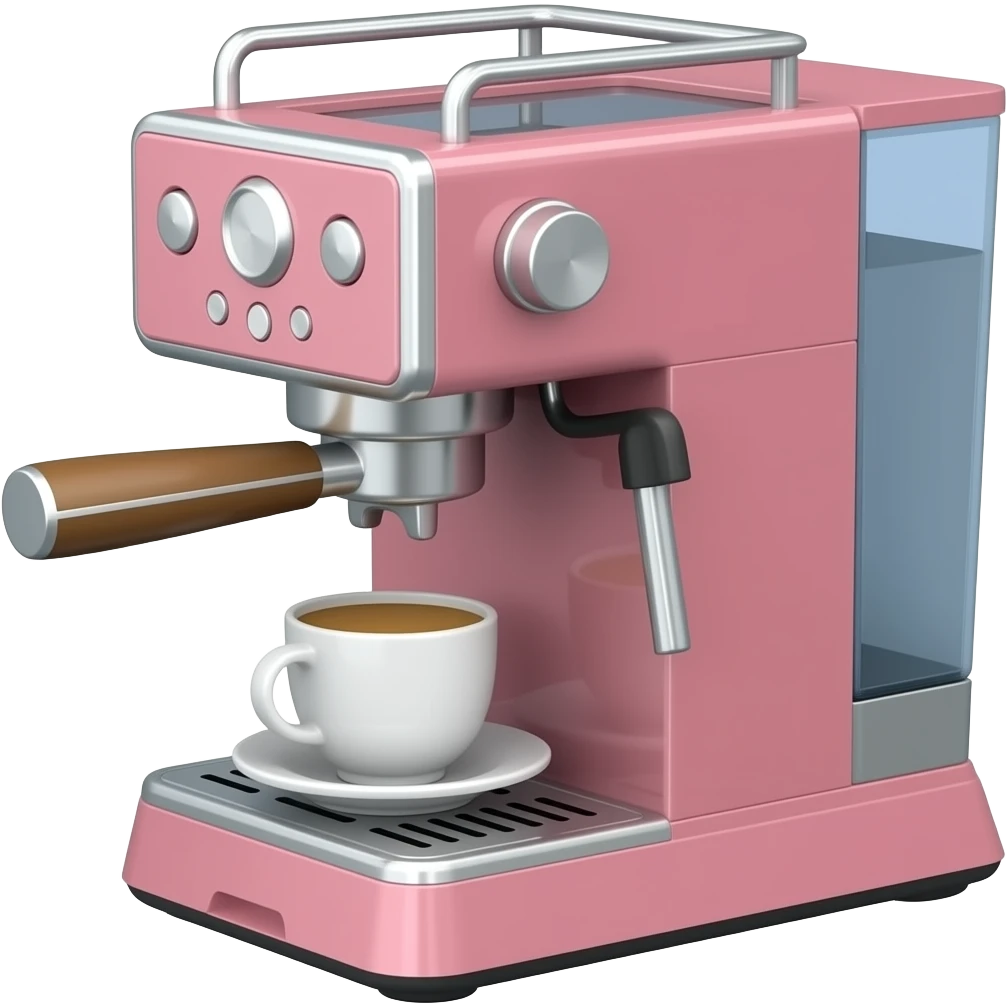 pink coffee machine emoji
