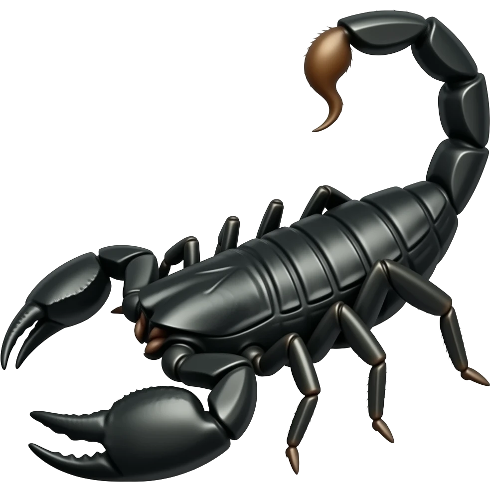 Full black scorpio car emoji emoji