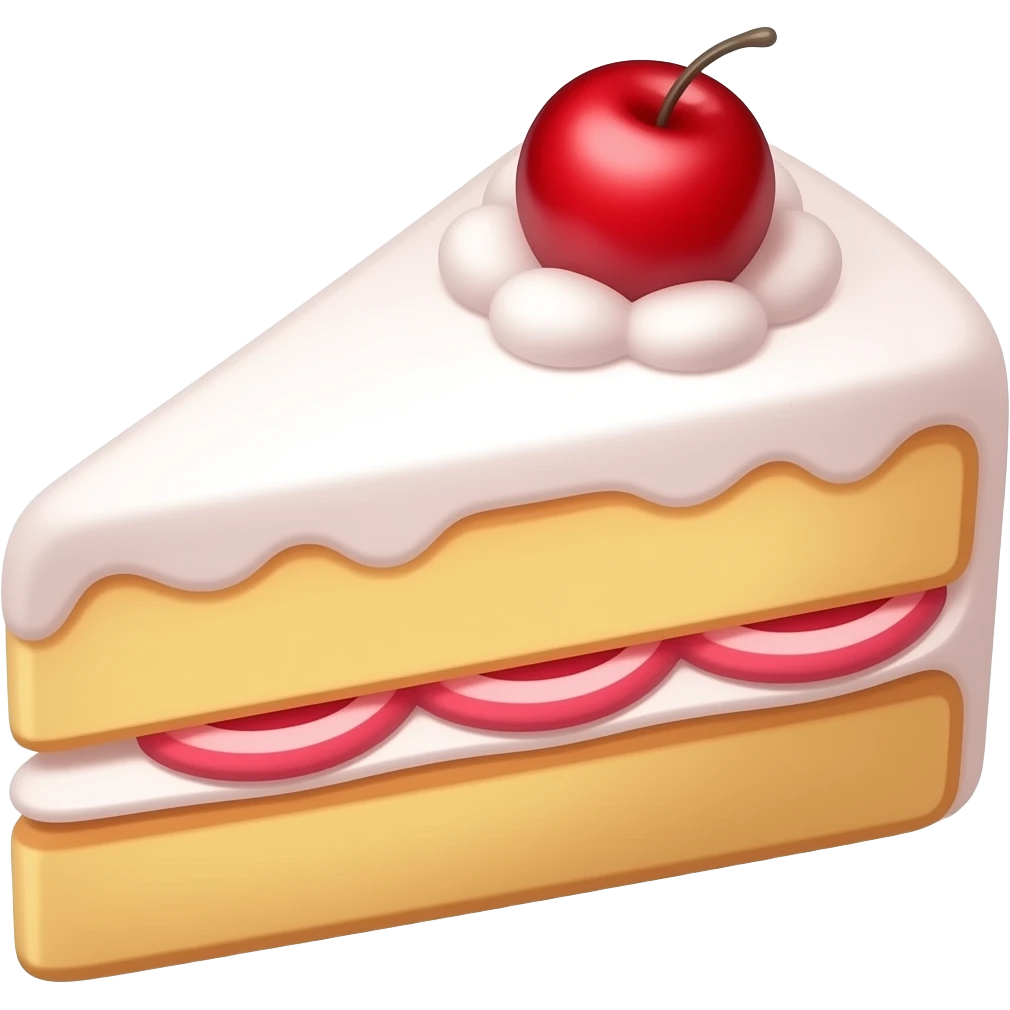A cake emoji