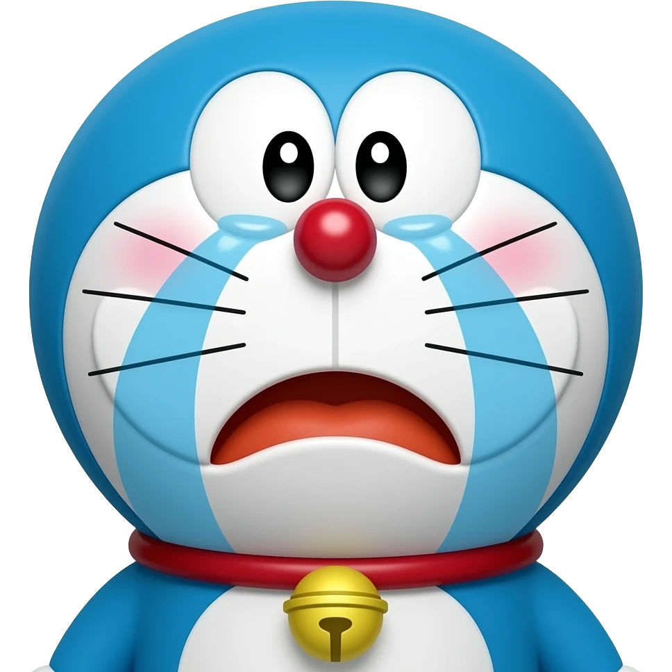 Doraemon, crying emoji