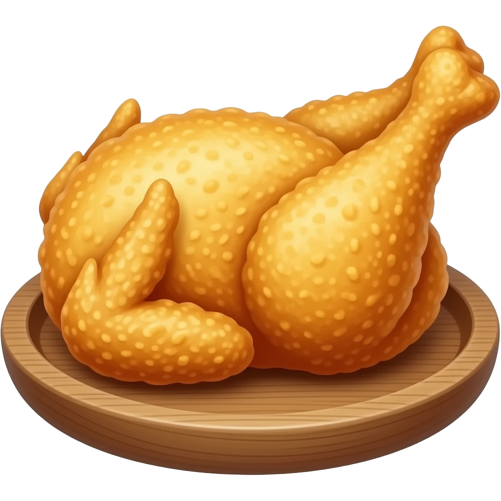 Fried chicken emoji