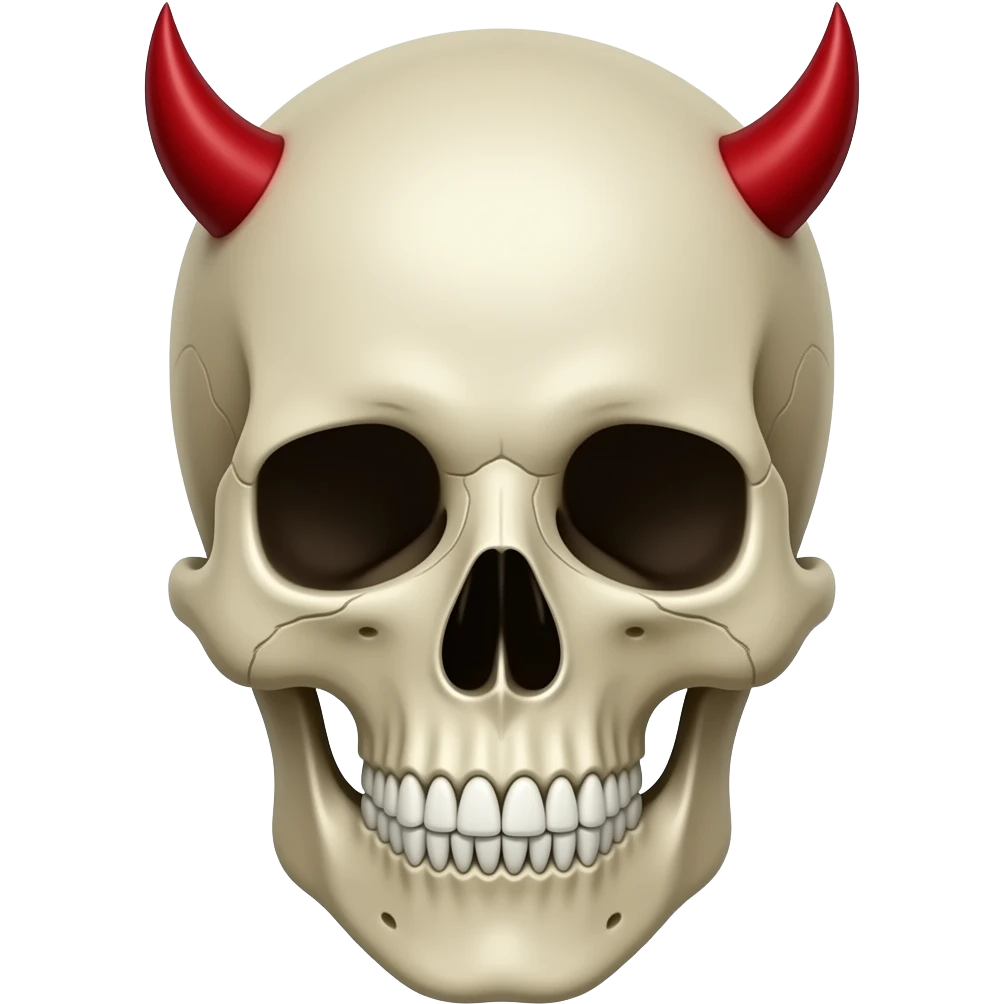 devil skull emoji