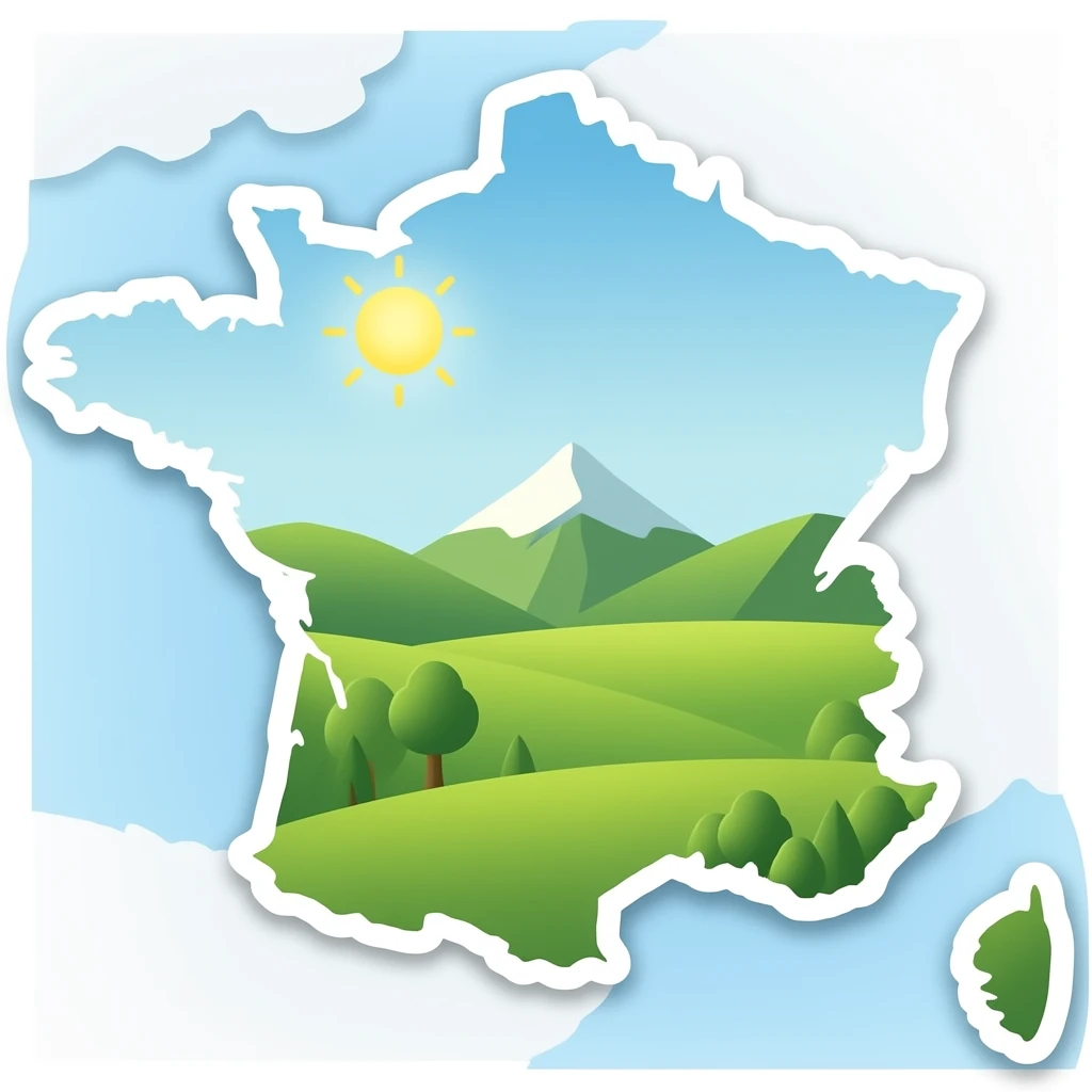 map of france emoji
