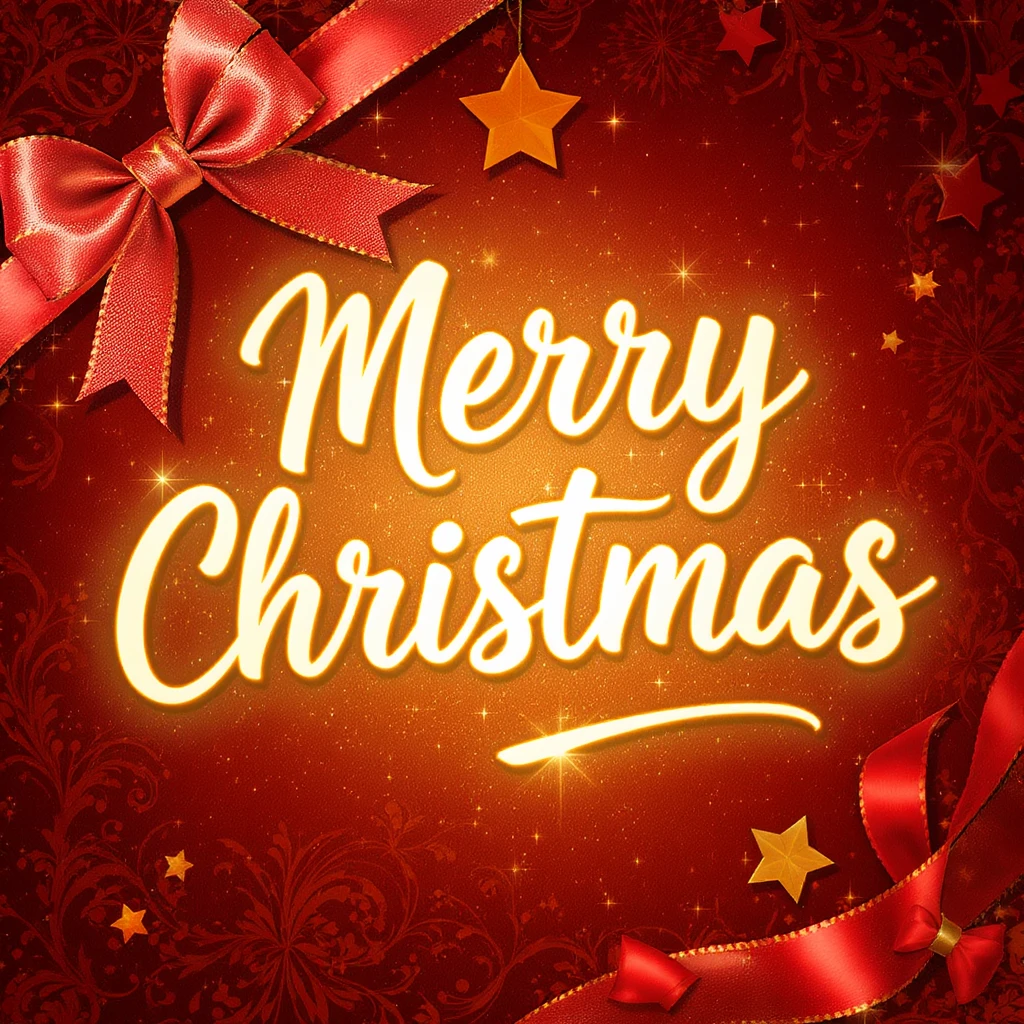 Merry christmas text, remove background emoji