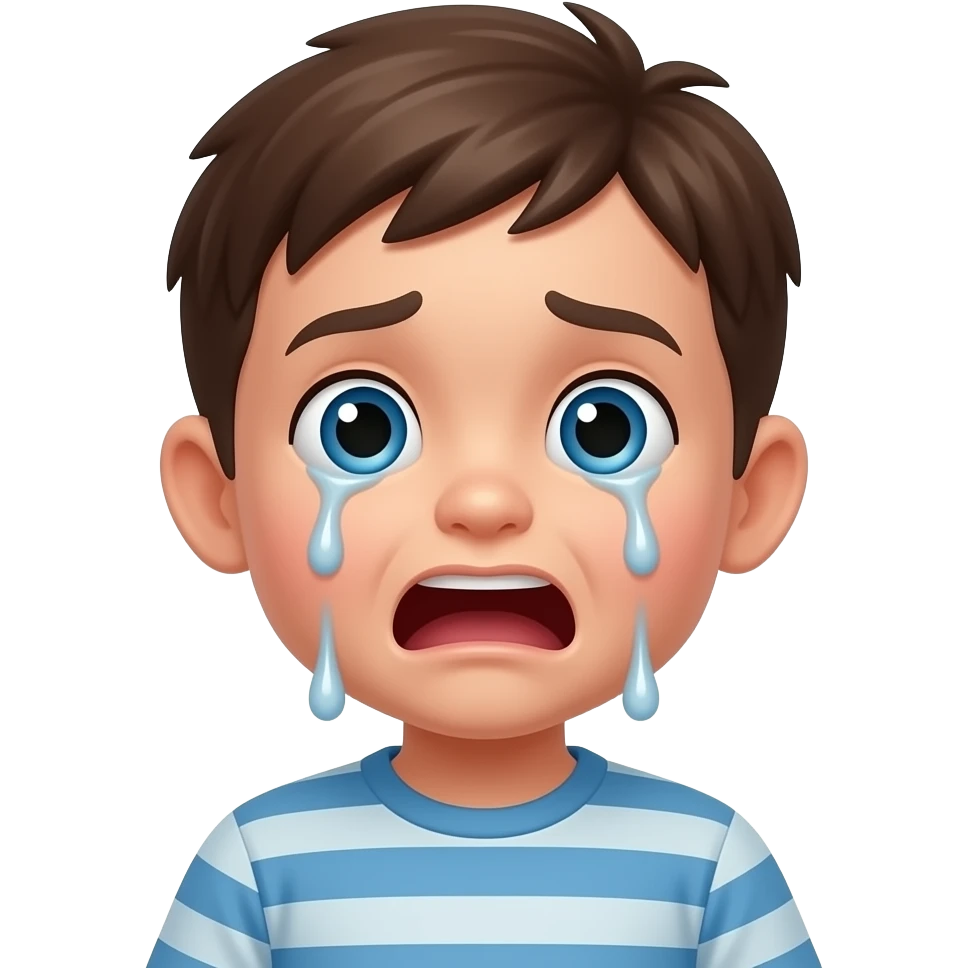 screaming child emoji