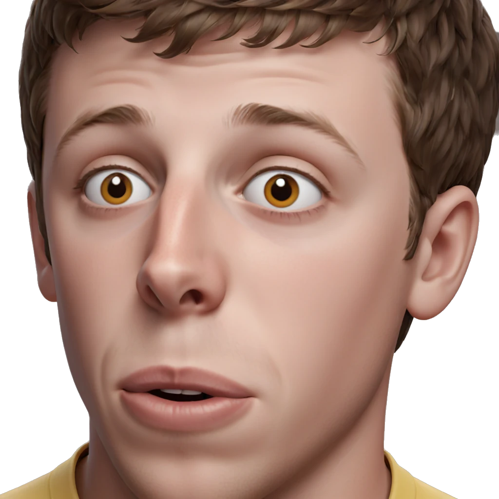 brown haired boy portrait emoji