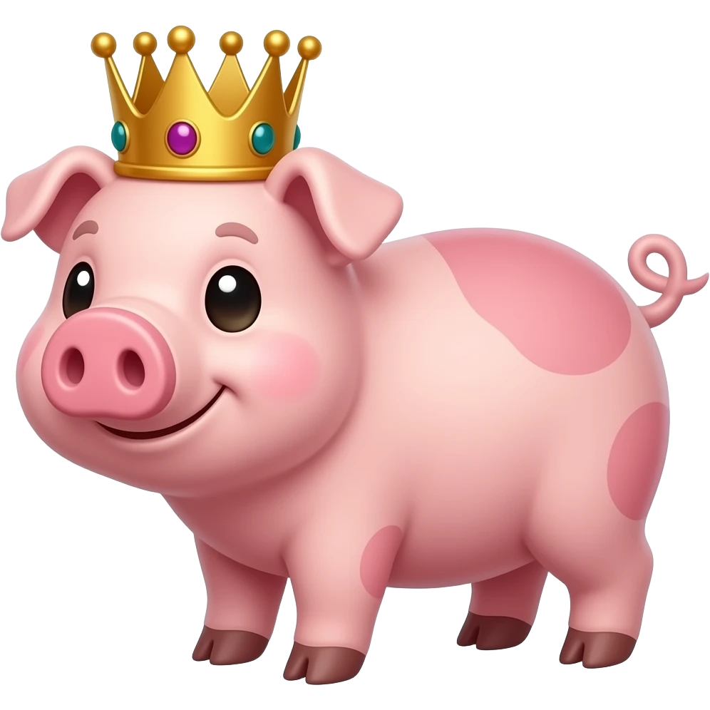🐷👑 emoji