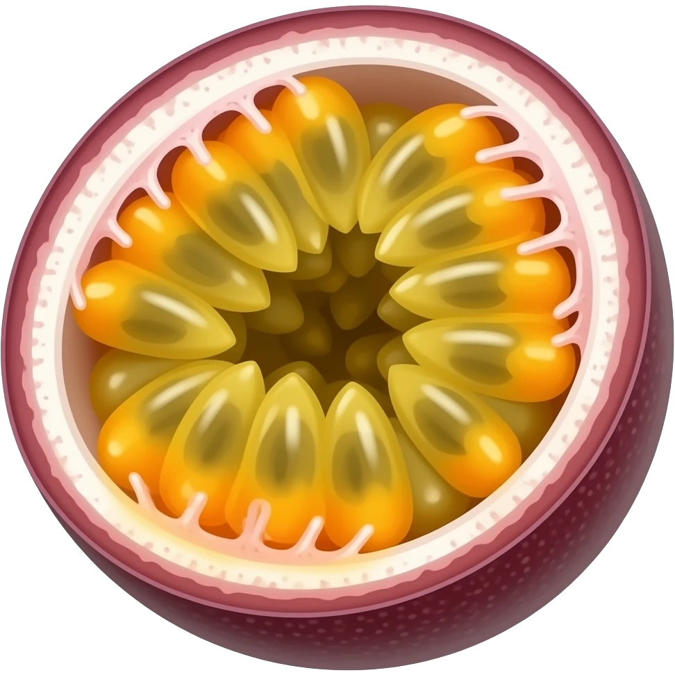 Passion fruit emoji