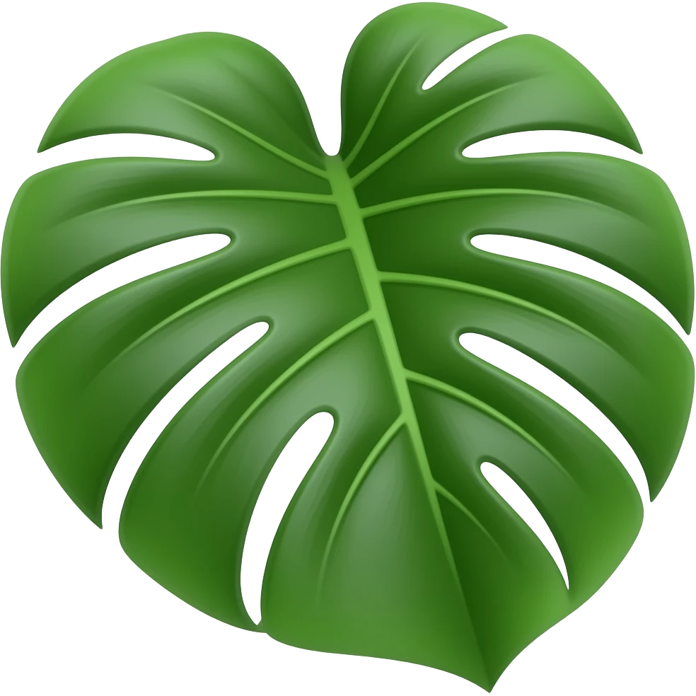 Monstera emoji