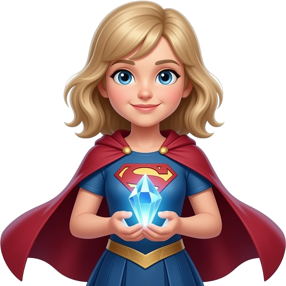 hero girl fantasy magic emoji
