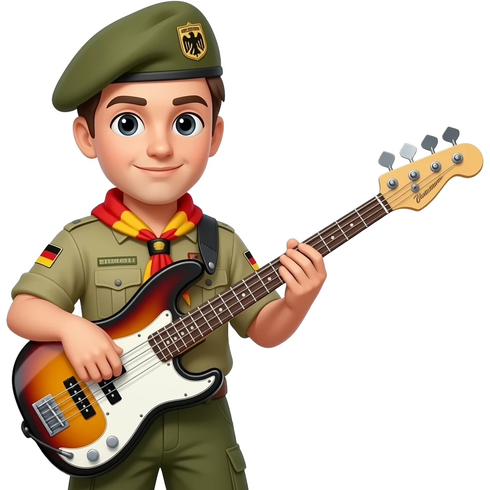 german scout mit bass emoji
