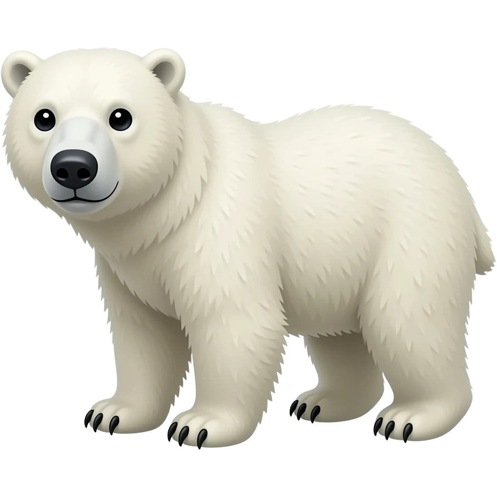 polar bear -sea otter hybrid emoji