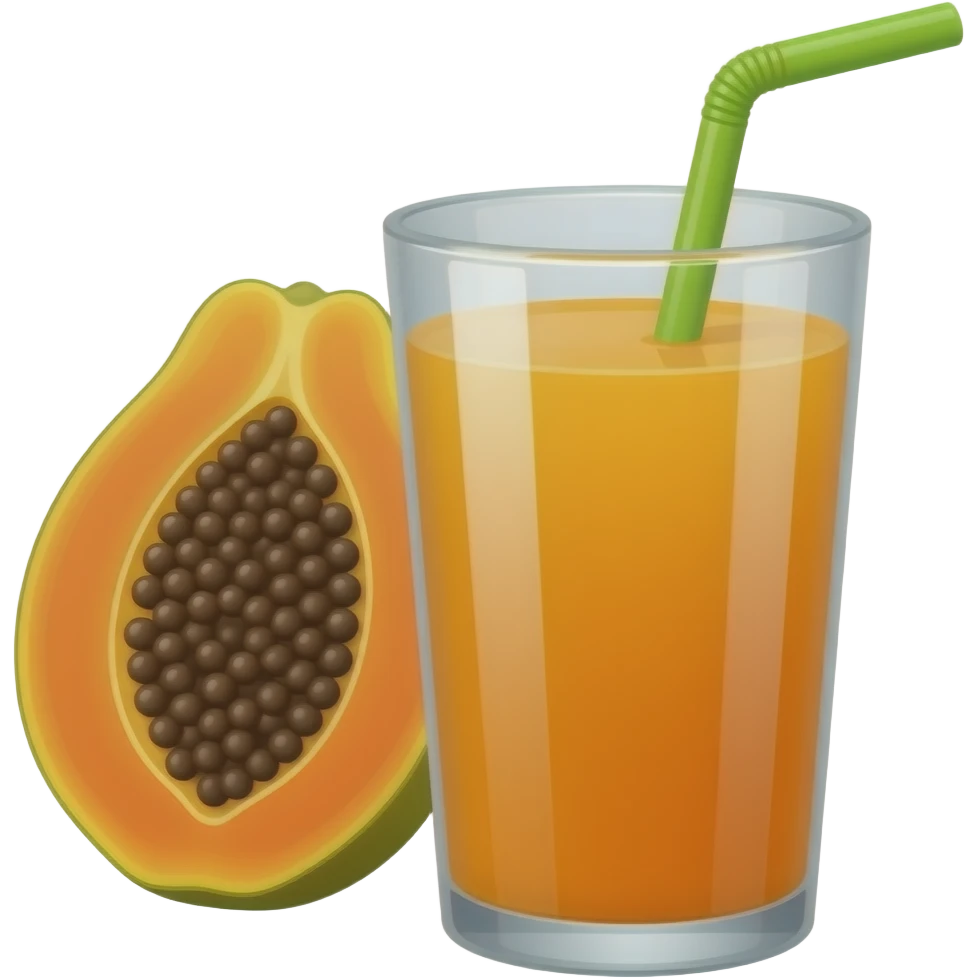 Papaya Juice emoji