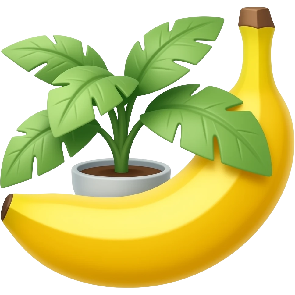Banana plant emoji