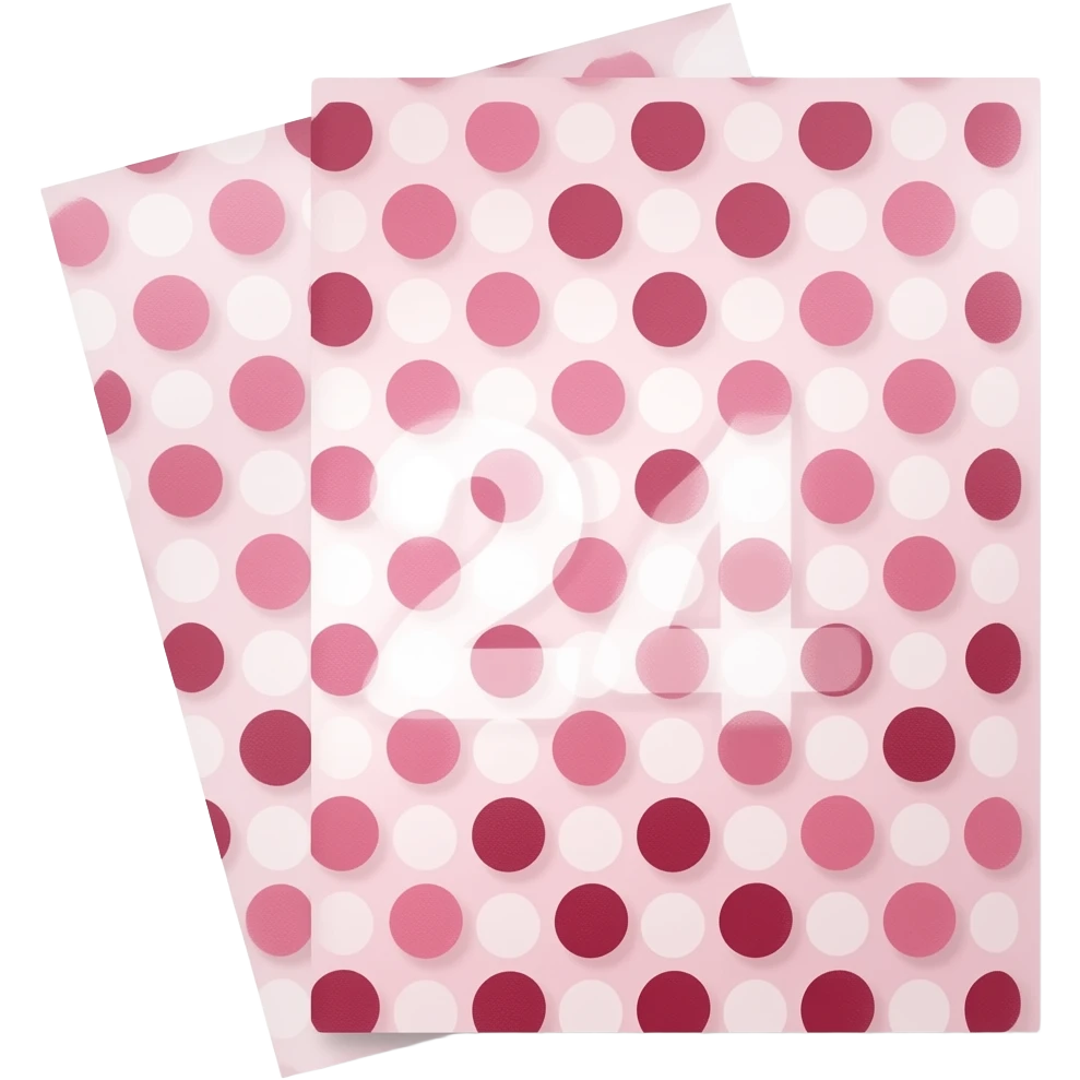 21ST BIRTHDAY PINK POLKA DOT emoji