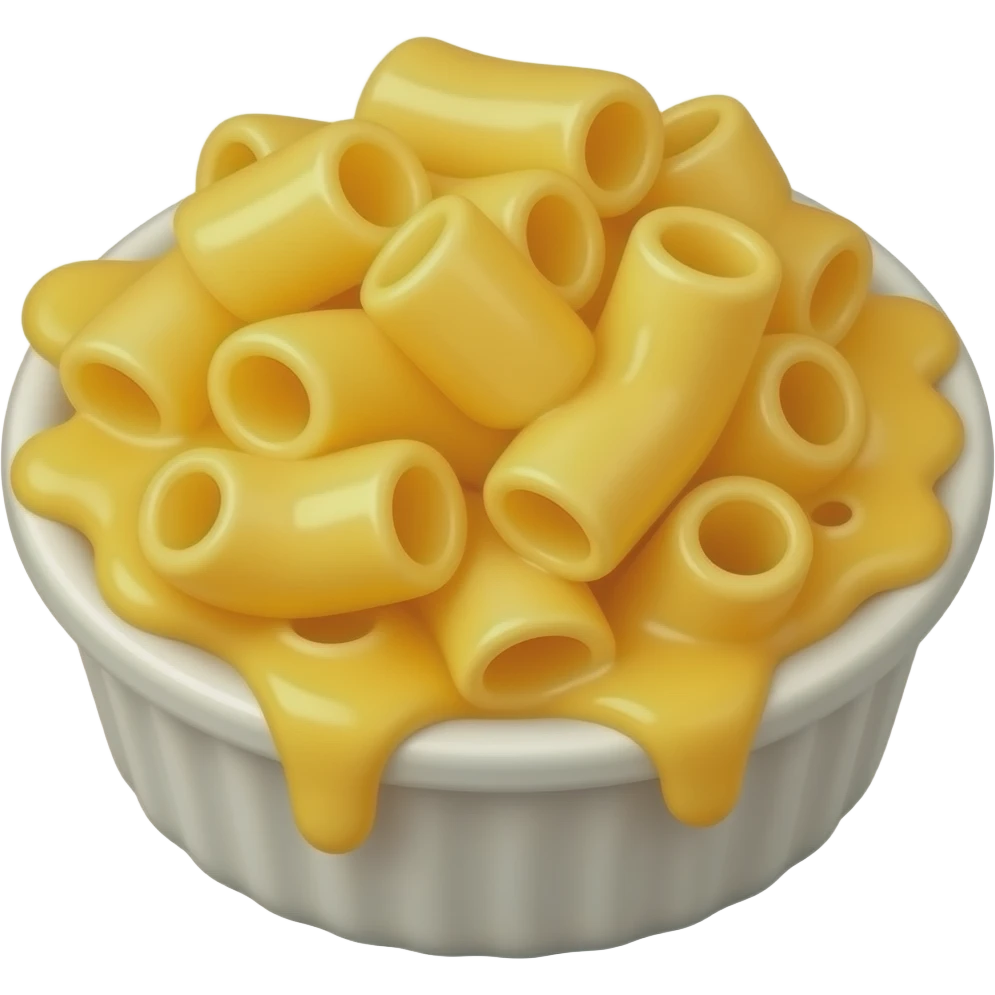 Mac and cheese emoji