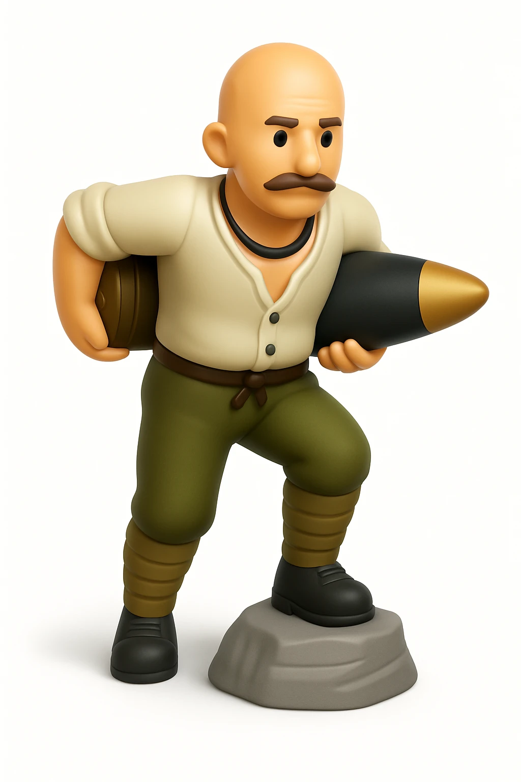 Convert the uploaded image into a 3D Apple-style emoji — preserve the key shapes, colors, and overall composition of the original image. Simplify the forms into clean. Apply glossy textures, soft lighting, smooth shading, and render everything in Apple emoji style on a clean white background

 emoji