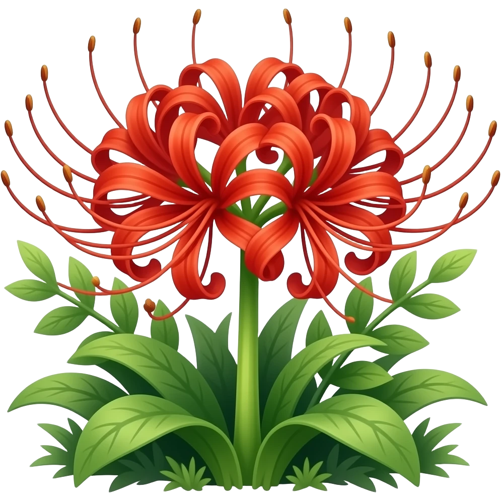 Red Spider lily emoji