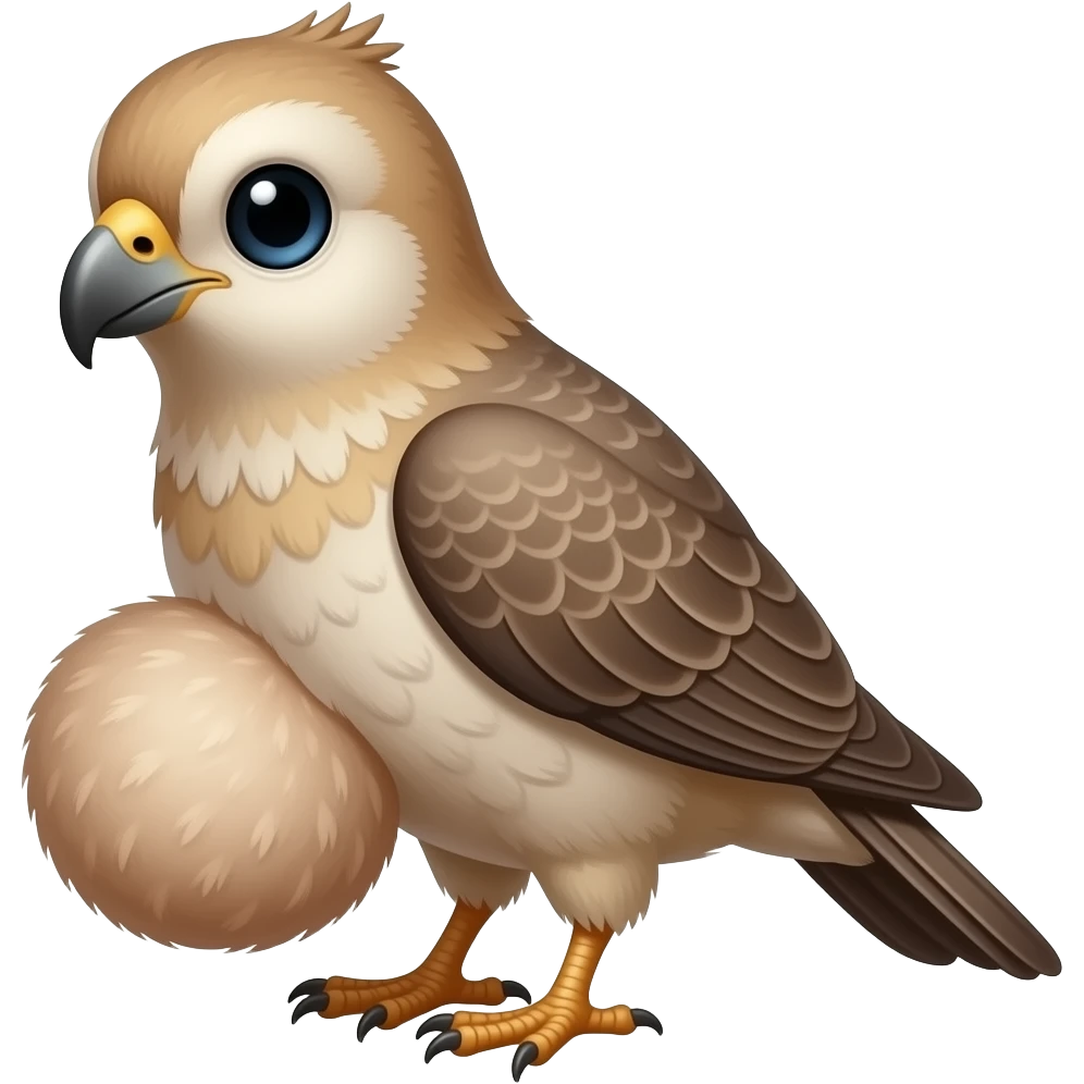 bird with large hairy testicles 67 emoji