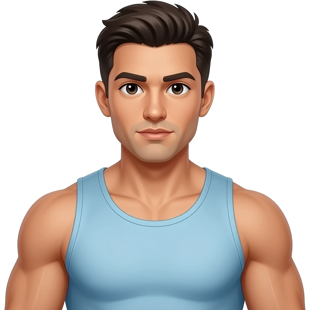 A muscular man emoji