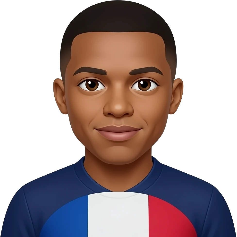 Kylian Mbappé in France emoji