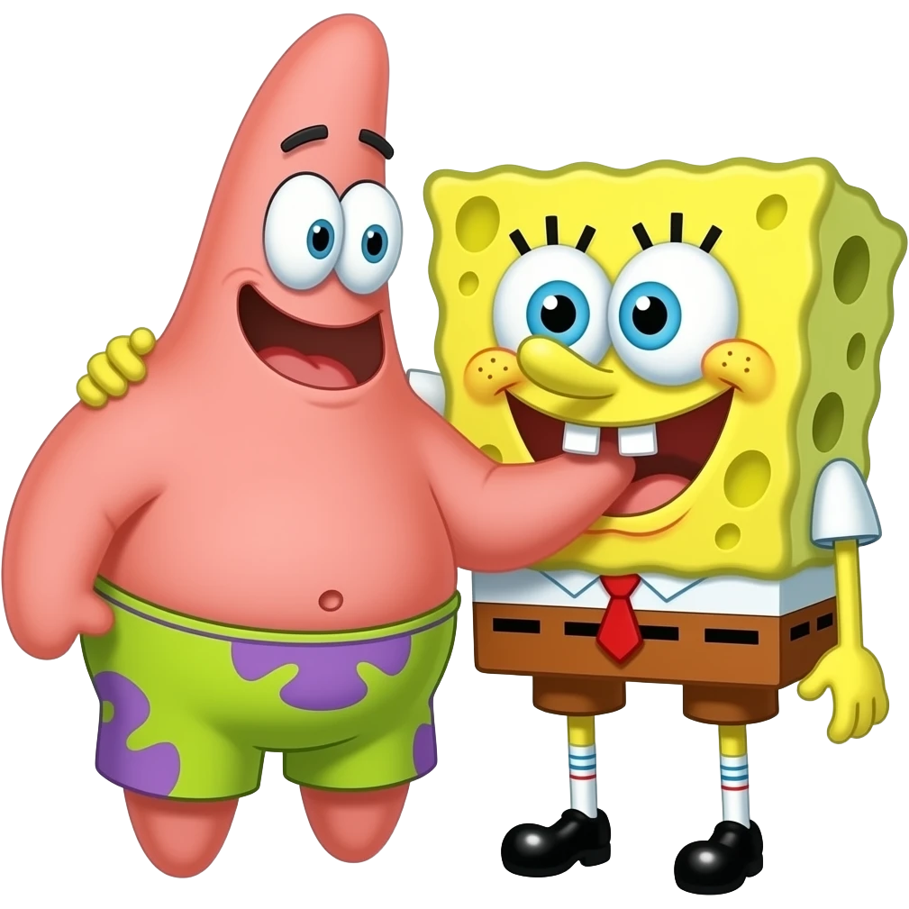 SpongeBob have sex with Patrick emoji