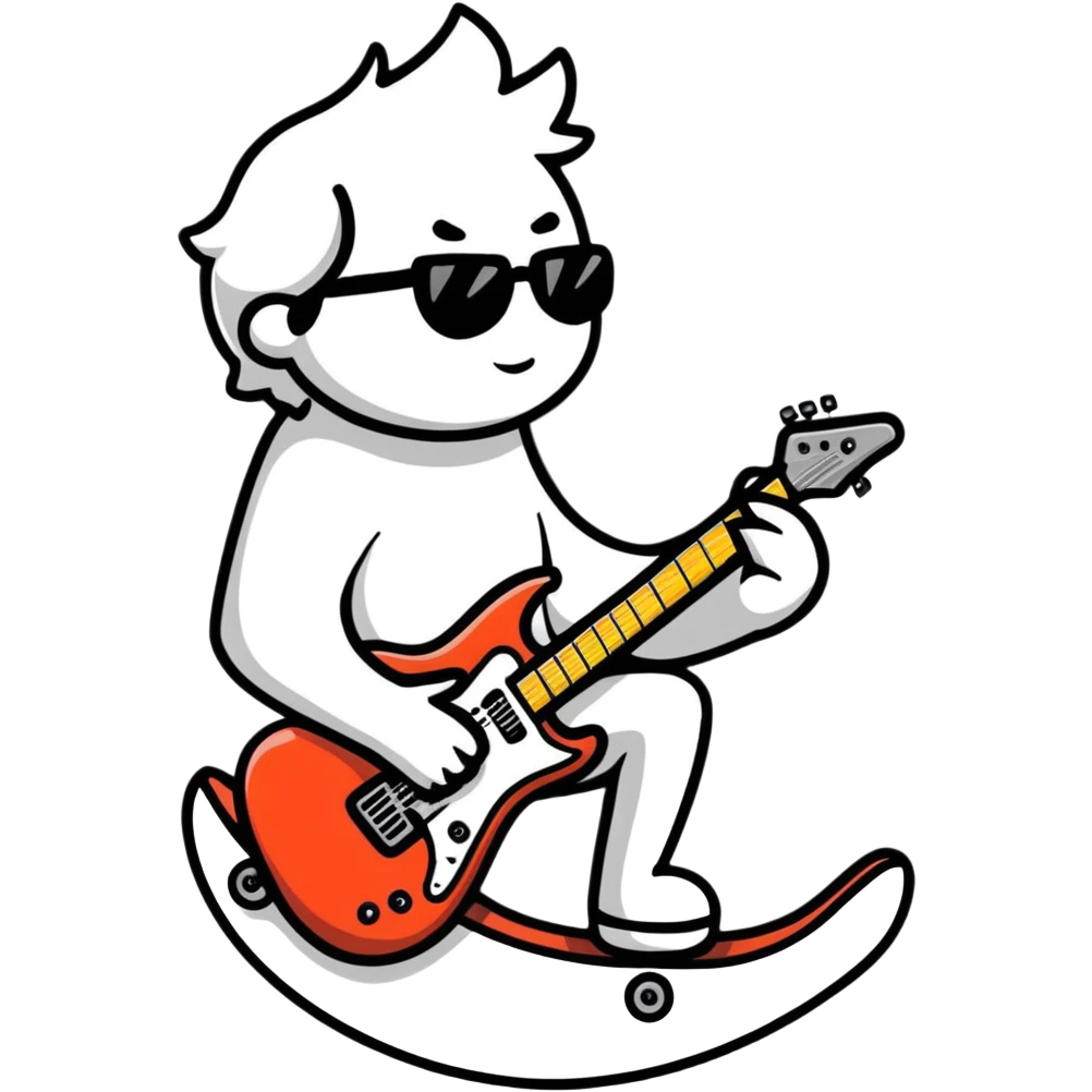 cool funny rocker emoji