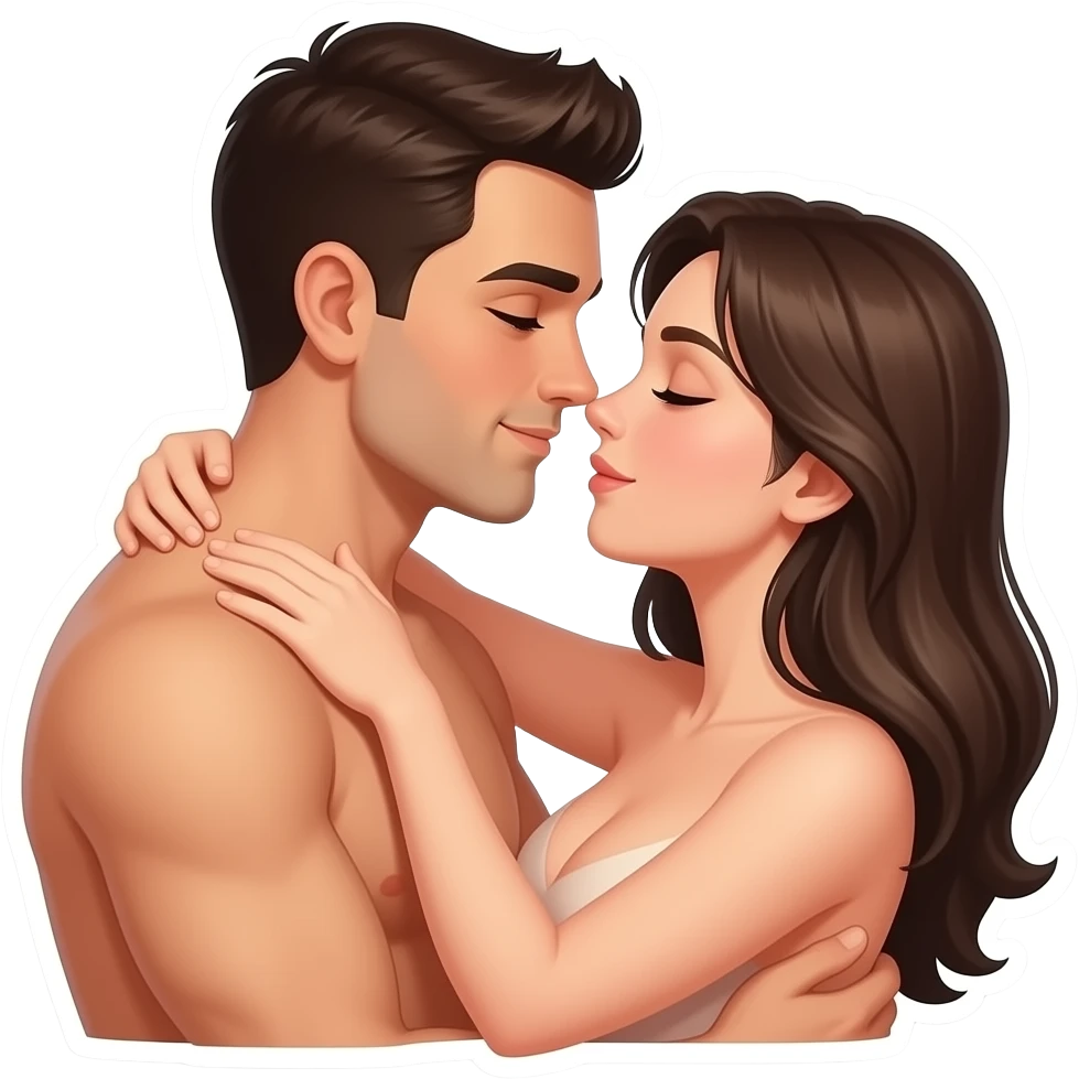 Nude sex sticker emoji