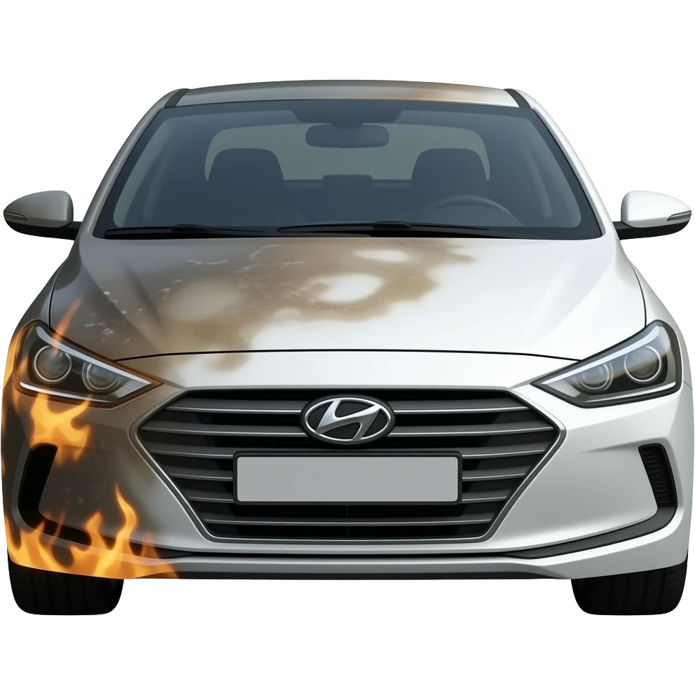 Elantra 2017 burned emoji