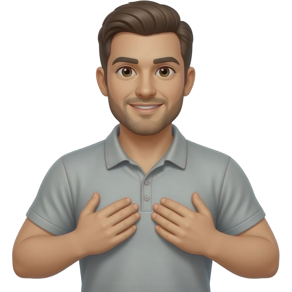 Man masturbating on to tits emoji