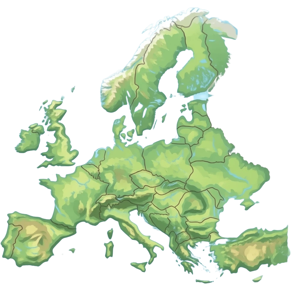 generate a banner showing a map of protected areas emoji