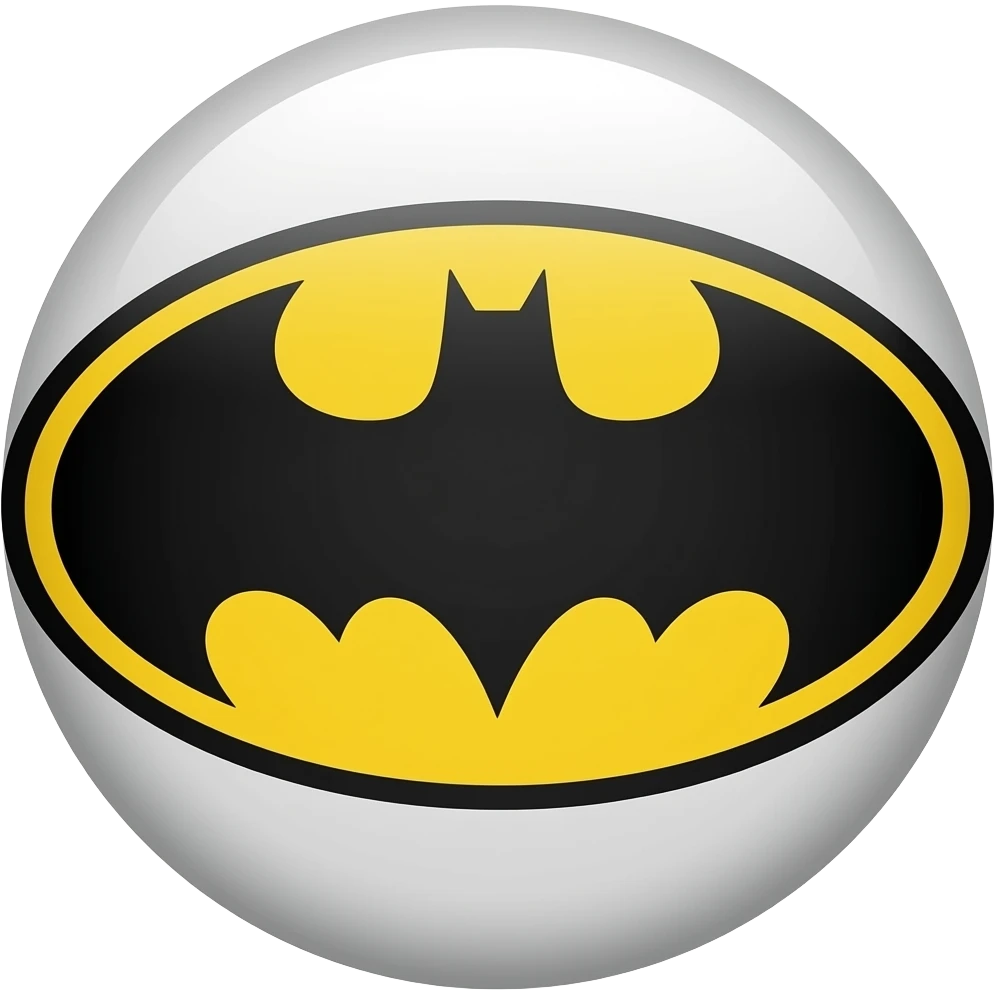 Batman logo emoji