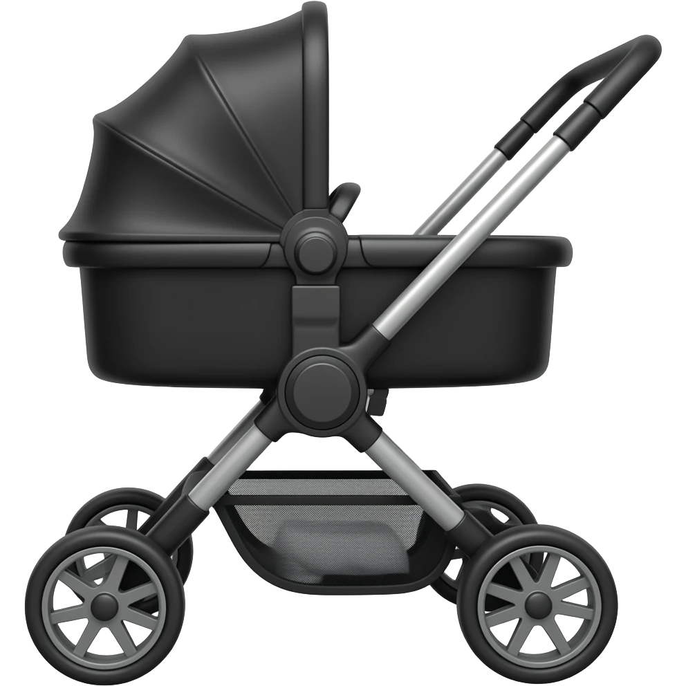 black rock and roll stroller emoji