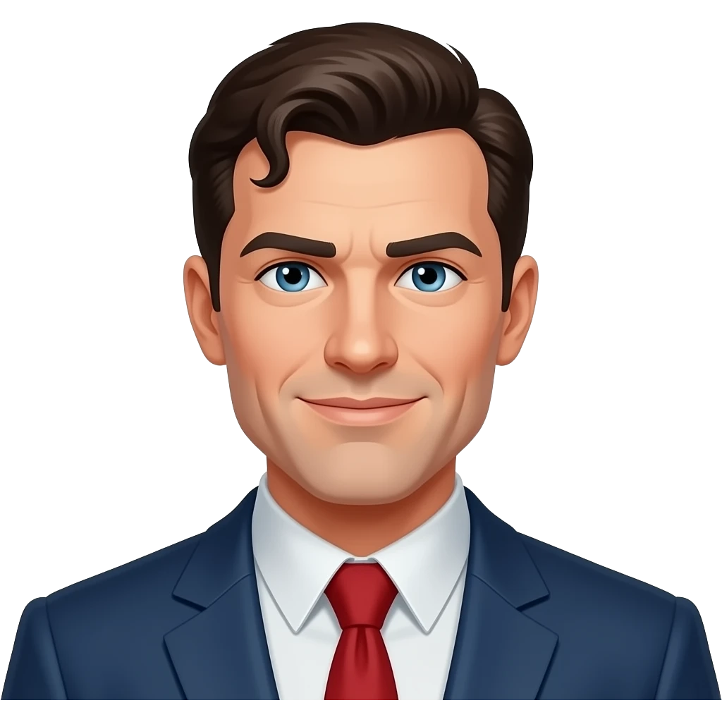Clark Kent from Heroes and Villains emoji