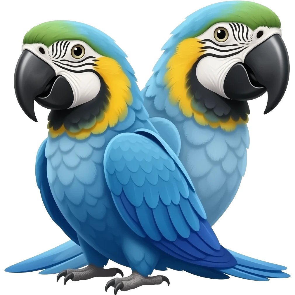 Arara azul emoji