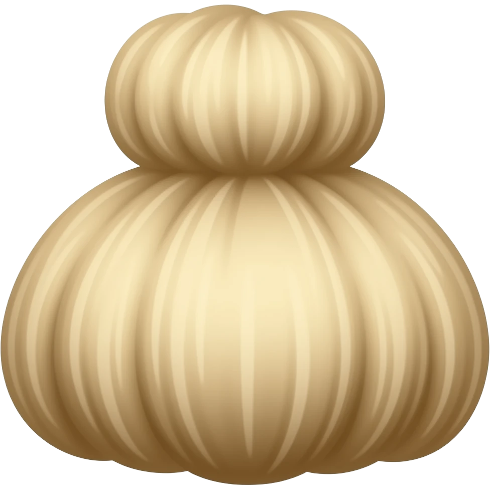 Moño beige emoji