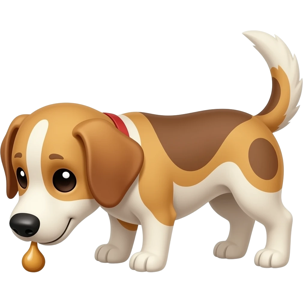 dog peeing emoji