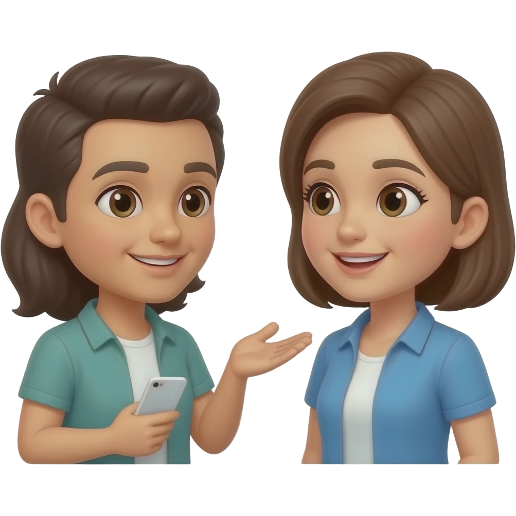 talking eachother emoji