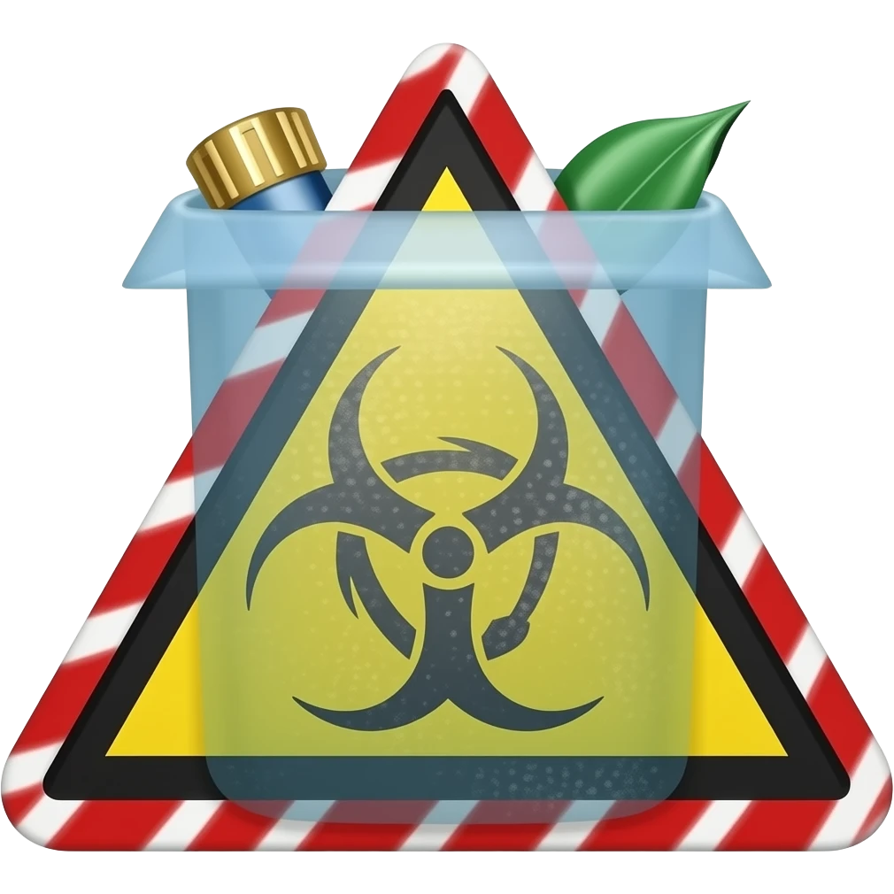 Déchet ménager dangereux emoji