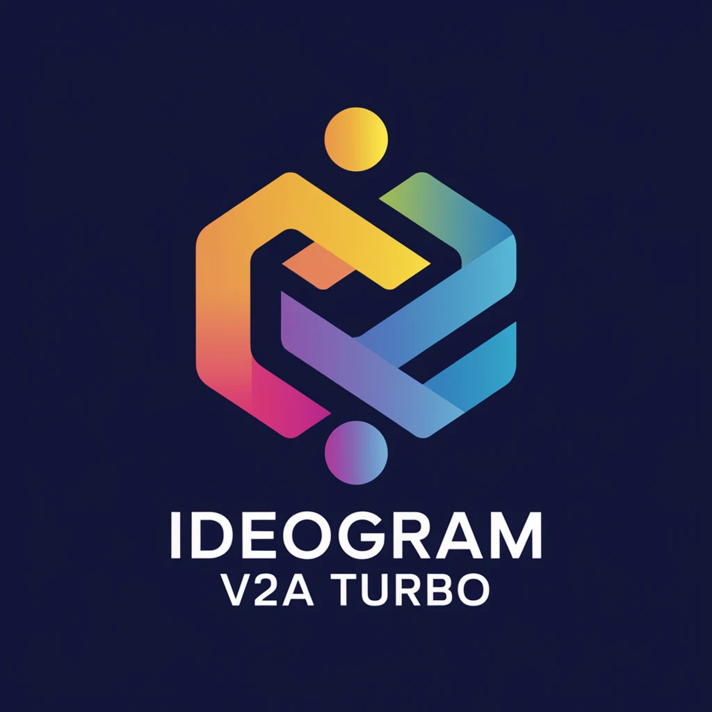 make a colorful logo of "Ideogram V2a Turbo" emoji
