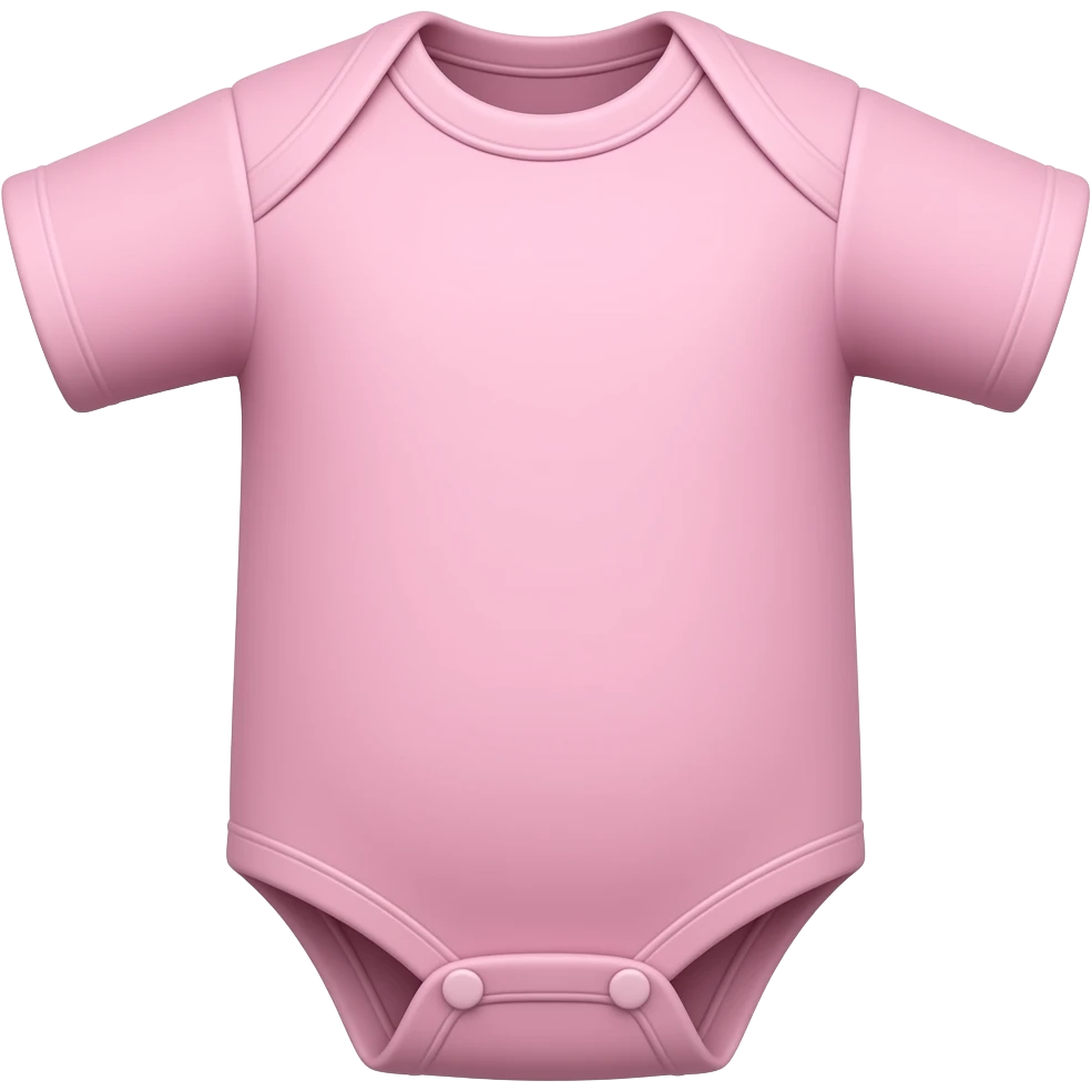pink baby onesie emoji