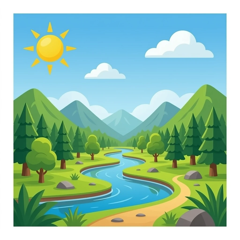 paisaje del jurasico emoji