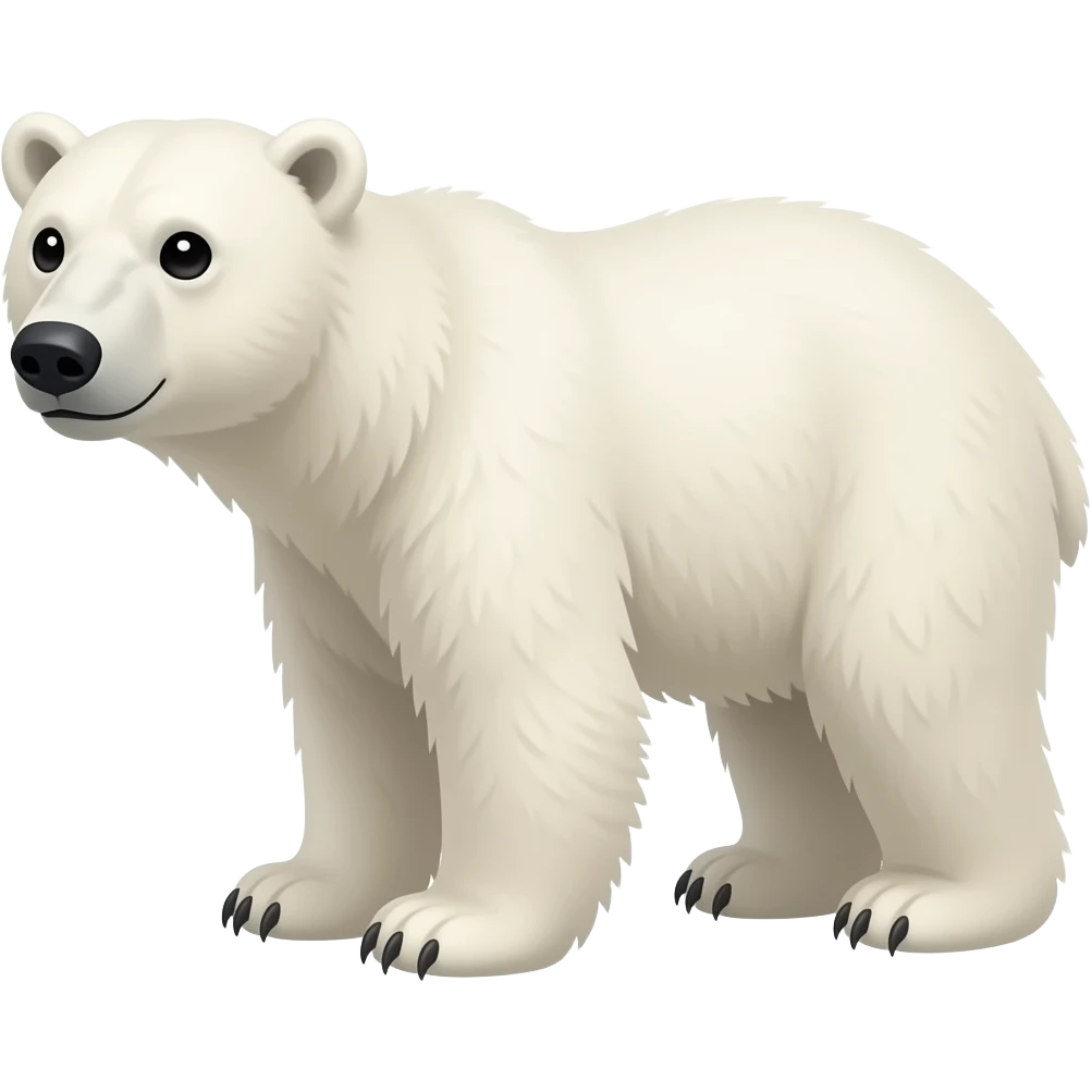 female polar bear emoji
