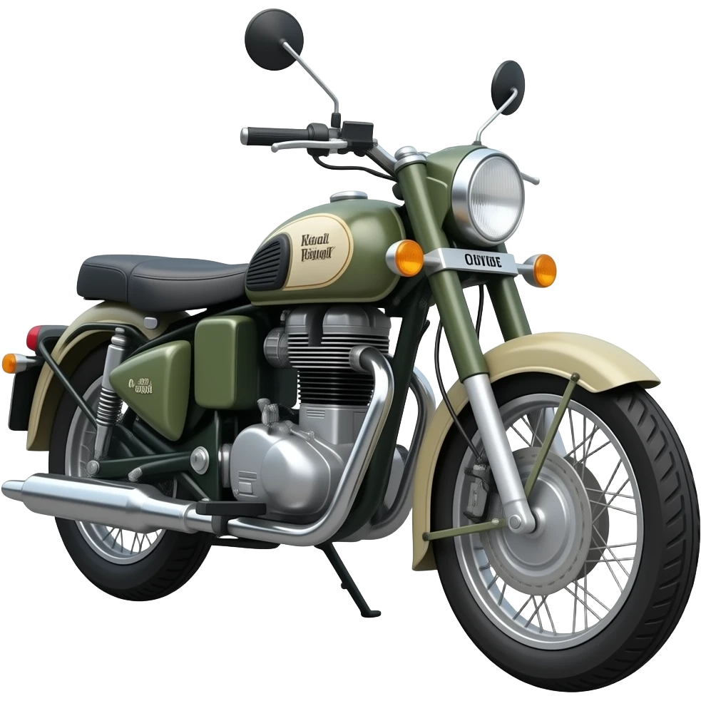 Royal Enfield classic emoji