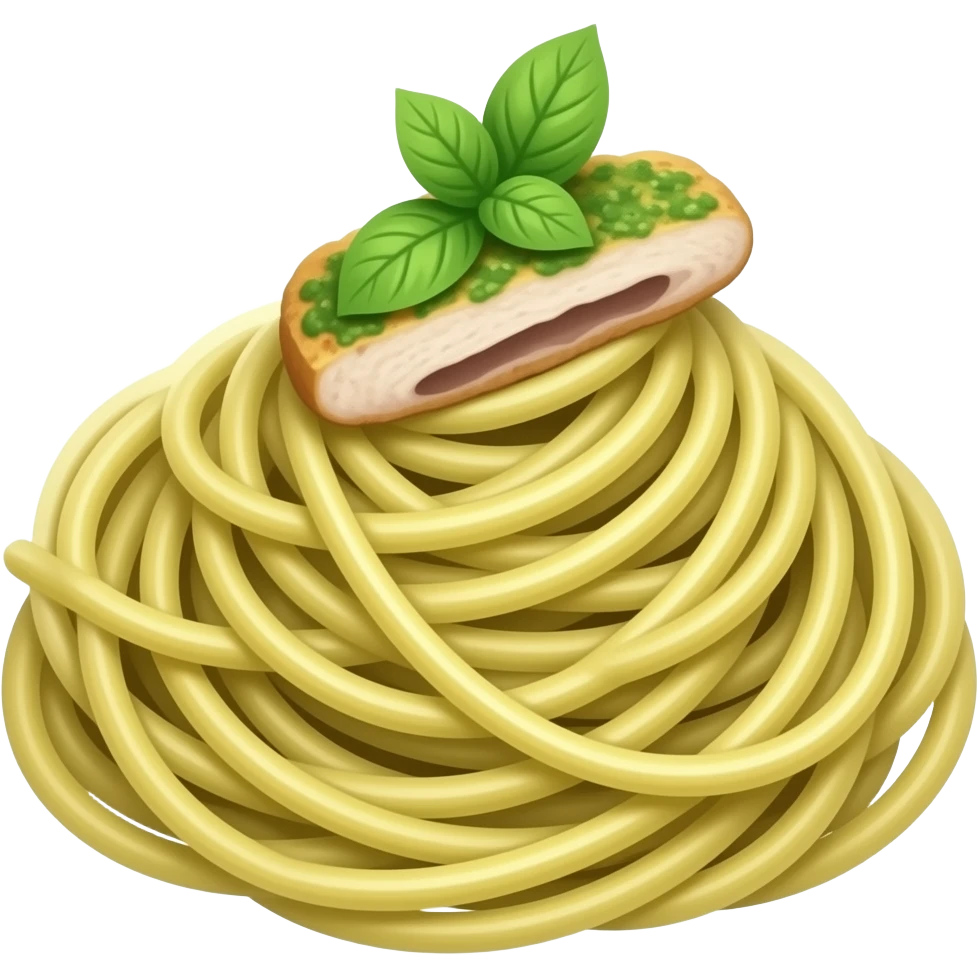 chicken pesto pasta emoji