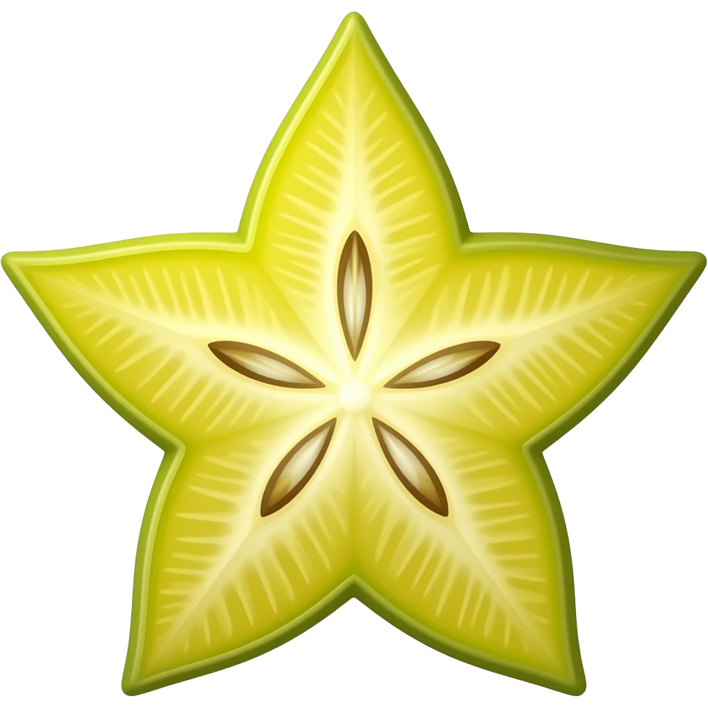 Starfruit emoji