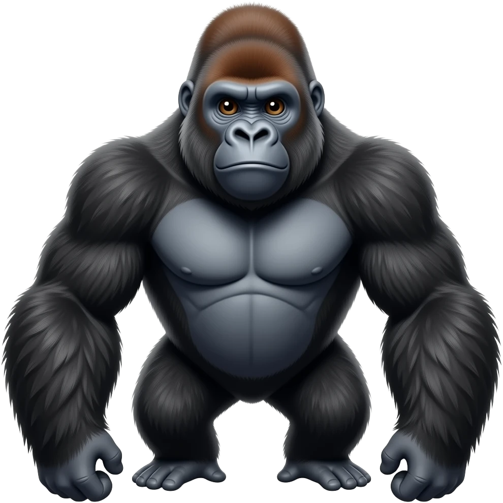 Gorilla no legs emoji